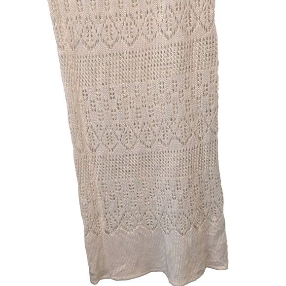 Hera Collection Tank Top Cream Dress Size Medium Form Fitting Rayon NWT - Picture 5 of 13